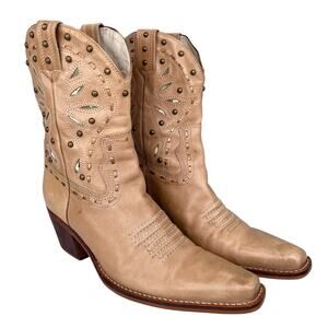 Mercer & Madison Coastal Cowgirl Leather Boots 8M